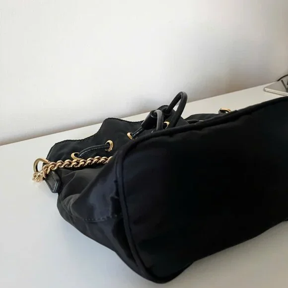 VERSACE Small Medusa Nylon Bucket Bag - Picture 5 of 13